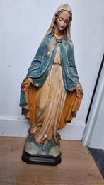 Mooi holle gipsen groot beeld Maria, zie foto's, Antiek en Kunst, Ophalen of Verzenden