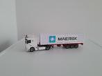 Daf ssc Mentra Transport met Maersk 40 voets container ., Hobby en Vrije tijd, Modelauto's | 1:50, Verzenden, Nieuw, Bus of Vrachtwagen