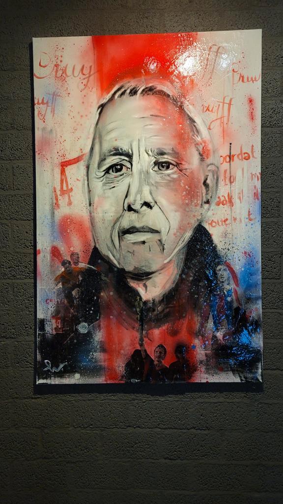 Johan Cruijff Schilderij - 115x75 cm, Antiek en Kunst, Kunst | Schilderijen | Klassiek, Ophalen