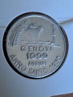Italië Genova 1000 Auguri 1950, Postzegels en Munten, Penningen en Medailles, Ophalen of Verzenden, Overige materialen, Buitenland