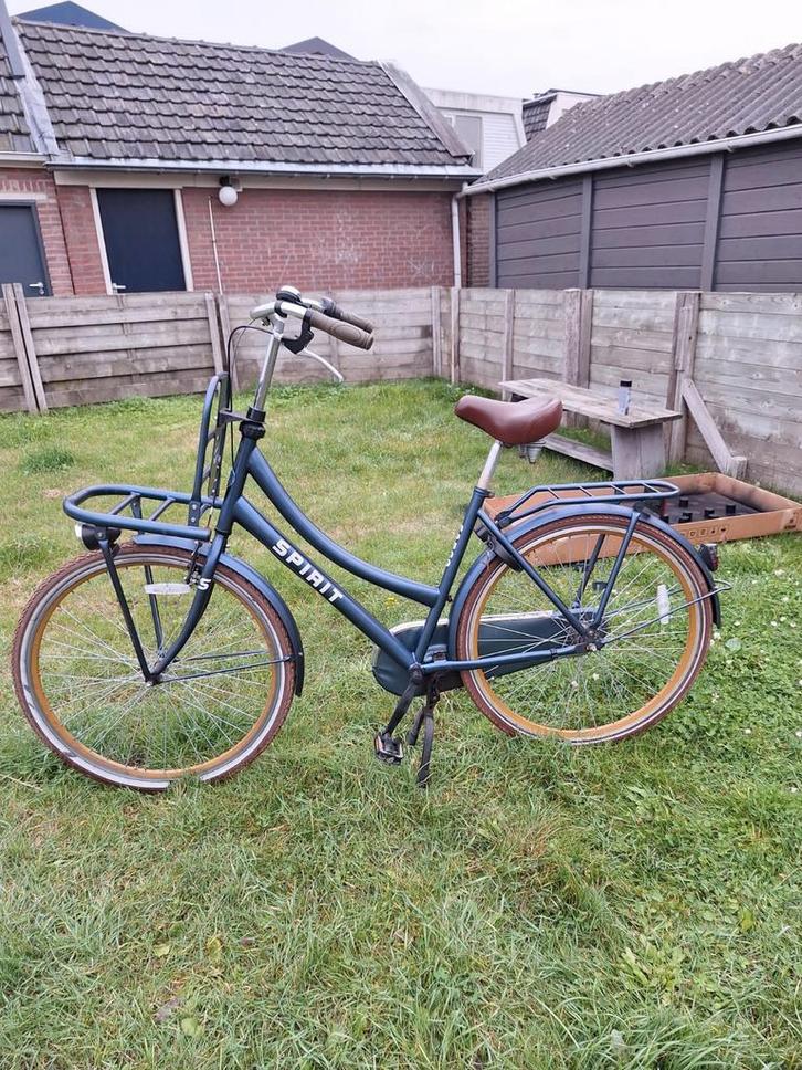 Spirit Cargo Meiden / dames fiets - Blauw/Grijs, Fietsen en Brommers, Fietsen | Dames | Damesfietsen, Gebruikt, Overige merken