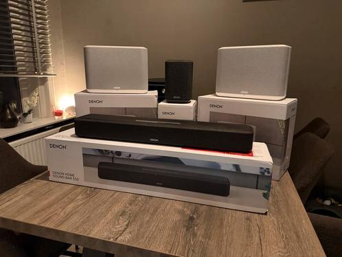Denon Complete Thuisbioscoop + Subwoofer, Audio, Tv en Foto, Home Cinema-sets, Zo goed als nieuw, Overige spelers, Soundbar, 70 watt of meer