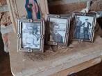 3 brocante kleine fotolijstjes ( nr.11), Antiek en Kunst, Ophalen of Verzenden