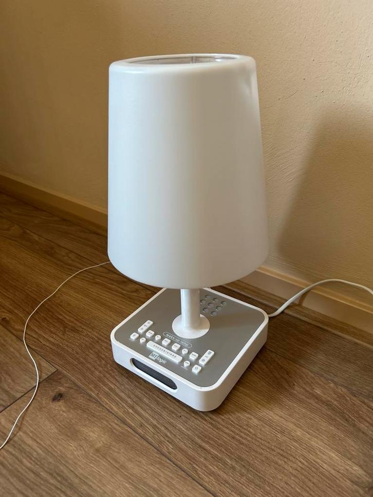 MT Logic Wake-Up Lamp Tafellamp, Huis en Inrichting, Lampen | Tafellampen, Gebruikt, Minder dan 50 cm, Kunststof, Ophalen