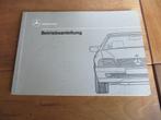 Instructieboek Mercedes 300 SL, 300 SL-24, 500 SL R129 1989, Ophalen of Verzenden