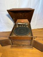 Antieke Chantal Grammofoon - Houten Platenspeler, Audio, Tv en Foto, Platenspelers, Ophalen, Gebruikt, Platenspeler, Overige merken