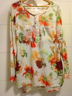 Gebloemde H&M dames blouse maat M/L lichtdoorschijnend., Overige kleuren, Maat 42/44 (L), Ophalen of Verzenden, Zo goed als nieuw