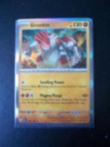 4792: Nieuwe Pokemonkaart Holo Rare GROUDON HP 130 (093/182) beschikbaar voor biedingen