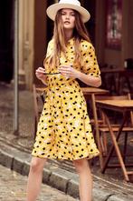 Fabienne Chapot dames geel jurkje dress flower mt 38 M, Maat 38/40 (M), Studio Anneloes, Geel, Ophalen of Verzenden