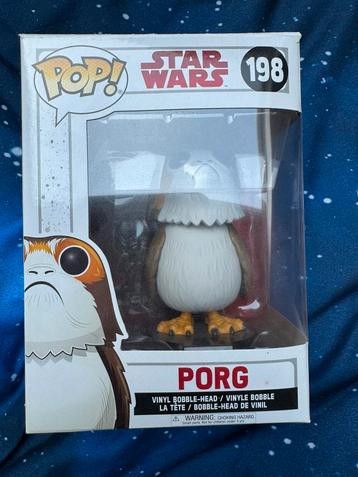 Porg 198 - Star Wars Funko Pop! (lichte BD) beschikbaar voor biedingen