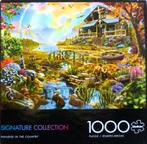 Paradise in the country., Hobby en Vrije tijd, Denksport en Puzzels, Ophalen, 500 t/m 1500 stukjes, Gebruikt, Legpuzzel