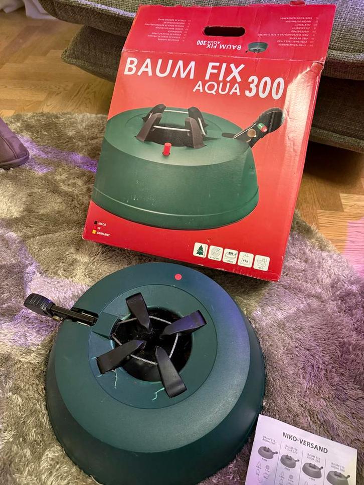 Kerstboom standaard - Baum Fix  Aqua 300 cm, Diversen, Kerst, Gebruikt, Ophalen