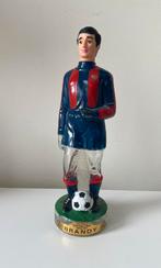 Vintage, Voetballer van F.C. Barcelona, brandy fles 1960, Ophalen of Verzenden, Gebruikt, Overige typen