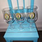Corsendonk bierglazen zalig genieten set van 3, Ophalen, Zo goed als nieuw, Glas of Glazen, Overige merken