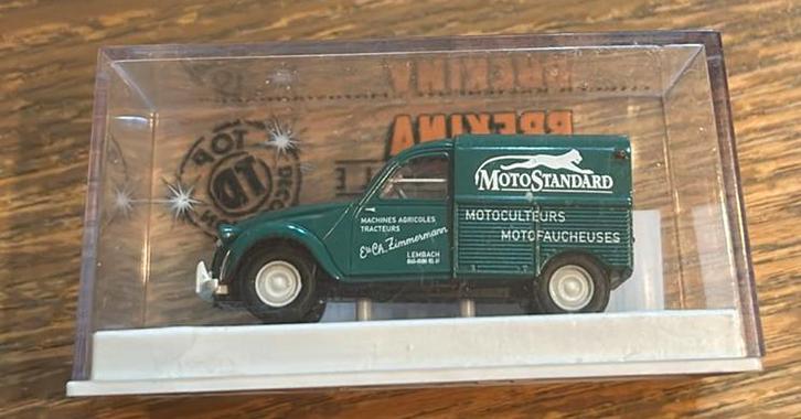 Brekina Citroën 2CV 1:87, Hobby en Vrije tijd, Modelauto's | 1:87, Zo goed als nieuw, Auto, Brekina, Ophalen of Verzenden