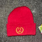 Leuke rode muts met logo, Kleding | Heren, Hoeden en Petten, Ophalen of Verzenden, Zo goed als nieuw, One size fits all, Hoed