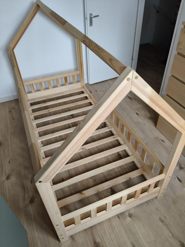 De Gele Flamingo Bedhuisje Antwerp | Eénpersoons 90x200cm, Kinderen en Baby's, Kinderkamer | Bedden, Zo goed als nieuw, 180 cm of meer