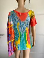 i484 Save the Queen maat M=38/40 top shirt blouse blauw/groe, Kleding | Dames, Maat 38/40 (M), Blauw, Zo goed als nieuw, Korte mouw