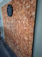 Houten TV Achterwand met Verlichting, Ophalen, Zo goed als nieuw