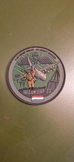 Falcon leap 2023, Verzamelen, Ophalen of Verzenden, Landmacht, Nederland, Embleem of Badge