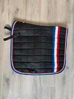 Zwart dekje met rood wit en blauw, Full dressuur., Dieren en Toebehoren, Ophalen of Verzenden, Gebruikt, Dekje