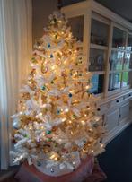 Witte luxe  kunstkerstboom 180 hoog met LED verlichting, Diversen, Ophalen of Verzenden