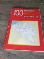 Stedenatlas Atlas des villes België / z.g.a.n., Boeken, Atlassen en Landkaarten, Ophalen of Verzenden, Zo goed als nieuw, 1800 tot 2000
