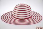 dameshoed Zomer Strandhoed wit met rood 57 Nieuw, Kleding | Dames, Hoeden en Petten, Ophalen of Verzenden, Nieuw, 56 of 57 cm (M, 7 of 7⅛ inch)