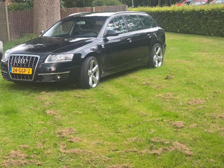 Audi A6 sline 2.0 Tfsi Avant 125KW AUT 2008 Zwart, Auto's, Audi, Particulier, A6, ABS, Airbags, Alarm, Boordcomputer, Centrale vergrendeling
