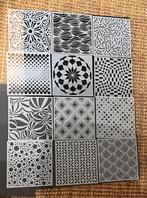 12 teken sjablonen, Hobby en Vrije tijd, Ophalen, Nieuw, Gereedschap of Toebehoren