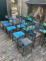 16 Unieke ijzeren stoelen afkomstig uit India, Tuin en Terras, Tuinstoelen, Ophalen, Gebruikt, Metaal, Stapelbaar