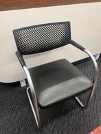 Vitra (kunstleren)vergaderstoelen (3x) in zeer goede staat!, Gebruikt, Zwart, Ophalen of Verzenden, Vijf, Zes of meer stoelen