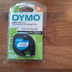 DYMO 12mm LetraTAG Plastic tape wit, Ophalen of Verzenden, Nieuw, DYMO