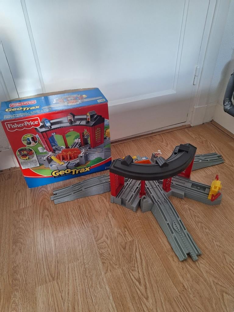 In doos, Geotrax Fisher price onderdeel treinbaan,uitbreidin, Ophalen of Verzenden, Gebruikt, Speelset