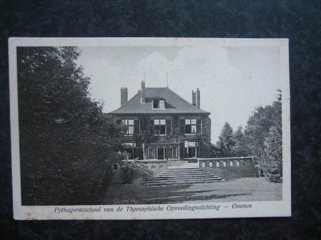 OMMEN Pythagorasschool Theosophische opvoeding 1942, Ophalen of Verzenden, 1940 tot 1960, Overijssel