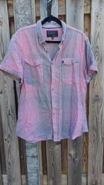 Herenblouse klein ruitje maat Xl, Angelo Litrico, Angelo Litrico, Ophalen of Verzenden, Gedragen, Halswijdte 43/44 (XL)
