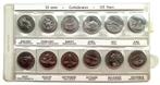 Canada 25 cents -12 coins 125 Years Confederation 1992 - UNC, Ophalen, Noord-Amerika