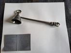Tinnen kaarsendover met certificaat, Antiek en Kunst, Antiek | Tin, Ophalen of Verzenden