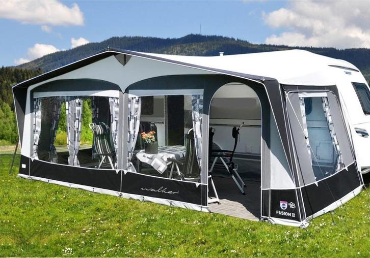 Walker Fusion II voortent, type 1020, Caravans en Kamperen, Voortenten en Luifels, Zo goed als nieuw, Walker Campingstyle, Ophalen of Verzenden