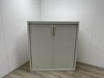 Jaloeziedeurkast Steelcase off-white 130 cm hoog, Ophalen, 100 tot 150 cm, 100 tot 150 cm, Zo goed als nieuw