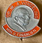 Dr. Ir. A. Vondeling Speldje, Verzamelen, Speldjes, Pins en Buttons, Ophalen of Verzenden, Gebruikt, Overige onderwerpen, Speldje of Pin