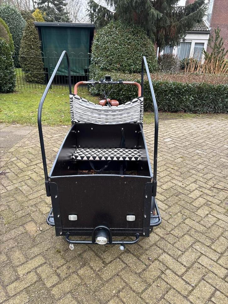 Elektrische bakfiets - gebruikt, Fietsen en Brommers, Fietsen | Bakfietsen, Gebruikt, Overige merken, 3 kinderen, Elektrisch, Huif