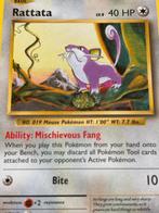 Rattata Pokémonkaart, Hobby en Vrije tijd, Verzamelkaartspellen | Pokémon, Ophalen of Verzenden, Gebruikt, Losse kaart