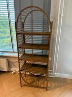 Basiclabel Orient open kast bamboe naturel 170 cm hoog, Huis en Inrichting, Kasten | Boekenkasten, Ophalen, Gebruikt, 50 tot 100 cm