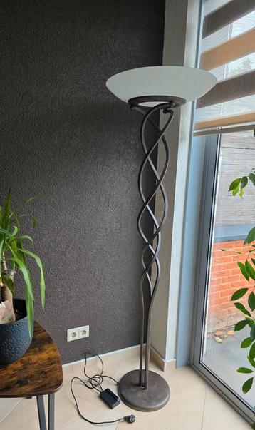 Vloerlamp industrieel Glazen Kap sfeerlamp lamp dimbaar beschikbaar voor biedingen