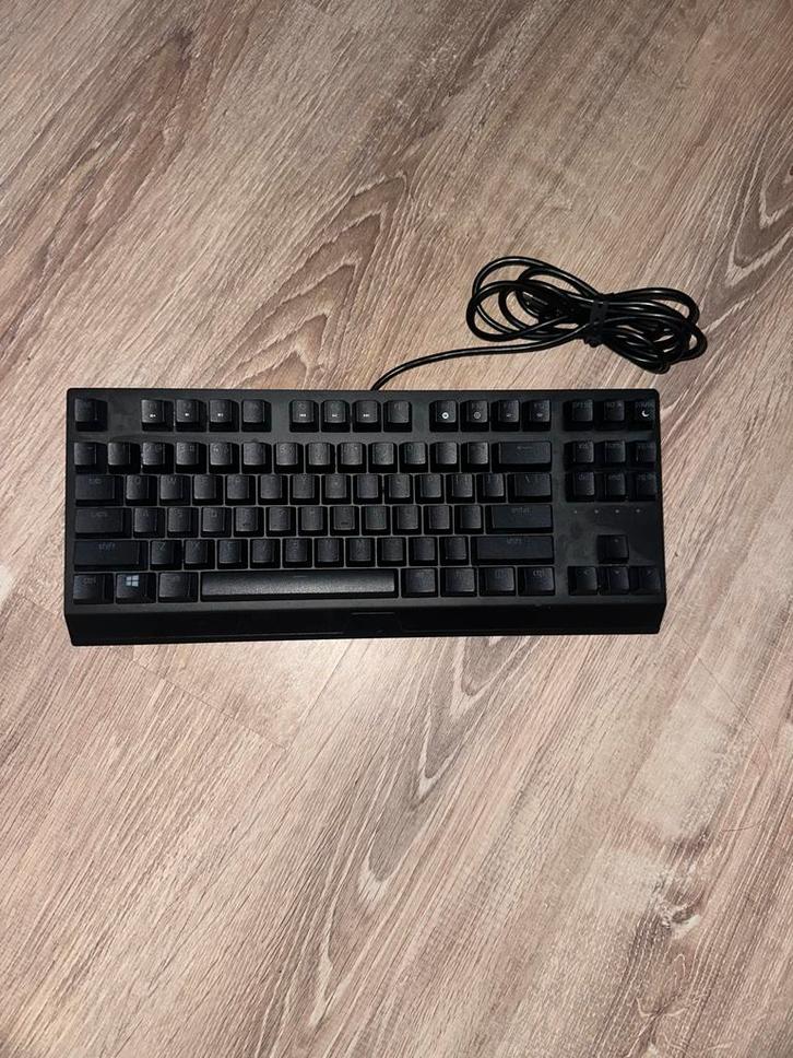 Razer BlackWidow V3 TKL - Green Switches, Computers en Software, Toetsenborden, Zo goed als nieuw, Qwerty, Bedraad, Gaming toetsenbord