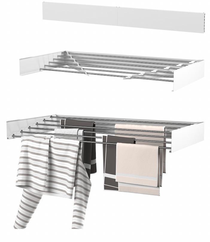 Collapsible Drying Rack /Wasophoogte Wanddroogrek inklapbaar, Tuin en Terras, Droogmolens en Wasrekken, Nieuw, Wasrek, Ophalen