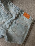 H&M bretons gestreept short, korte spijkerbroek, maat S/27, Ophalen of Verzenden, Zo goed als nieuw, Blauw, W27 (confectie 34) of kleiner