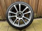 Abarth / Fiat 500 Turismo 17 inch velg met band, Ophalen of Verzenden, Gebruikt