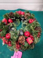 kerstkrans met rode appels [b71], Diversen, Kerst, Ophalen of Verzenden